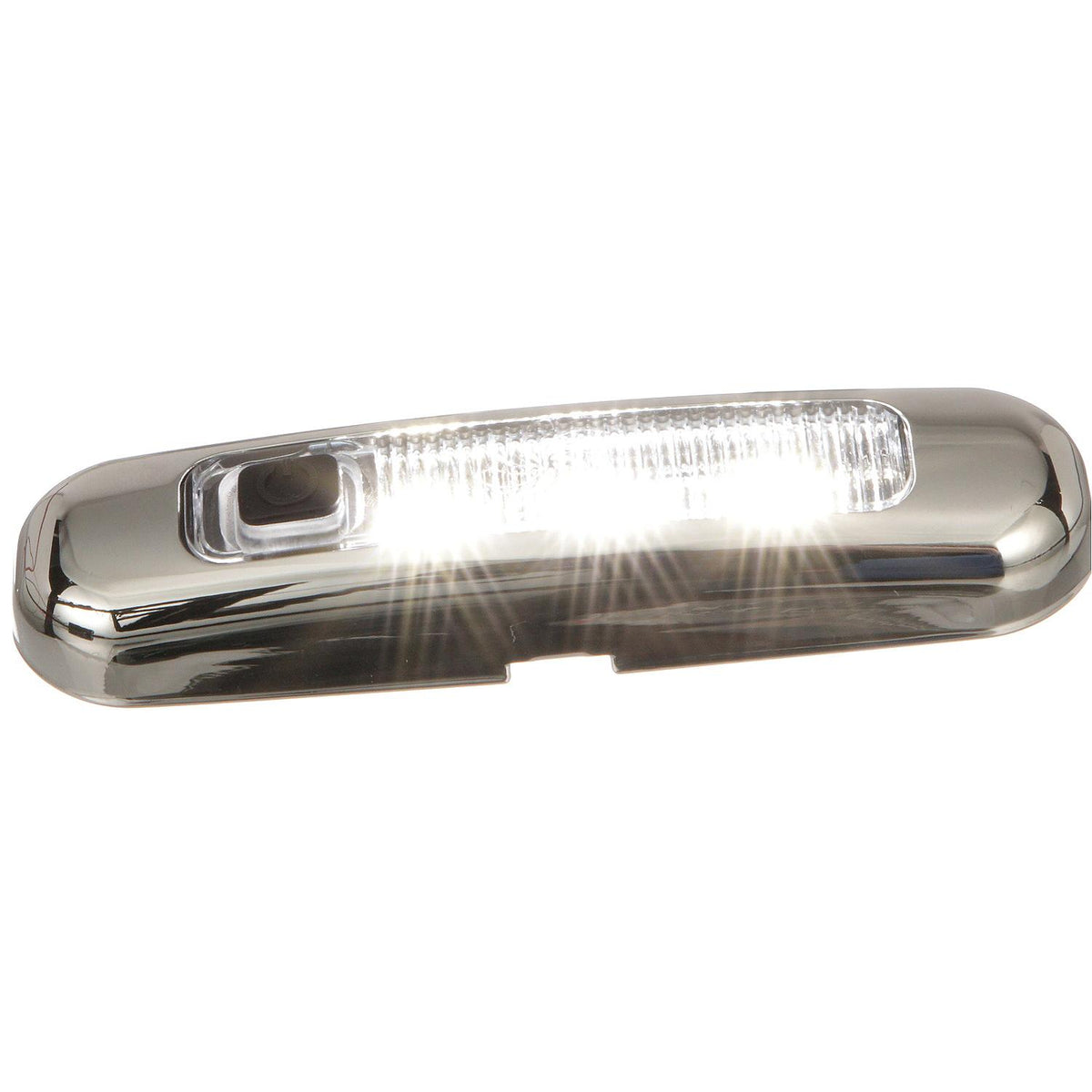 Stainless LED Surface Mount Area Light w/ On/Off Switch, White