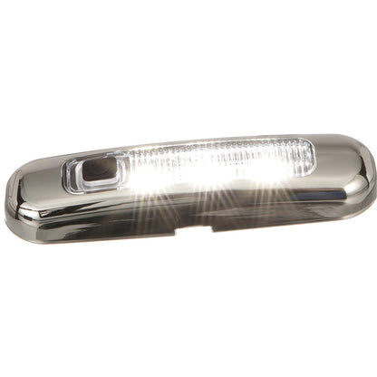 Stainless LED Surface Mount Area Light w/ On/Off Switch, White
