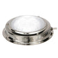 LED Surface-Mount Dome Light, Bright White, Stainless Steel Flange, 4 in. Dia