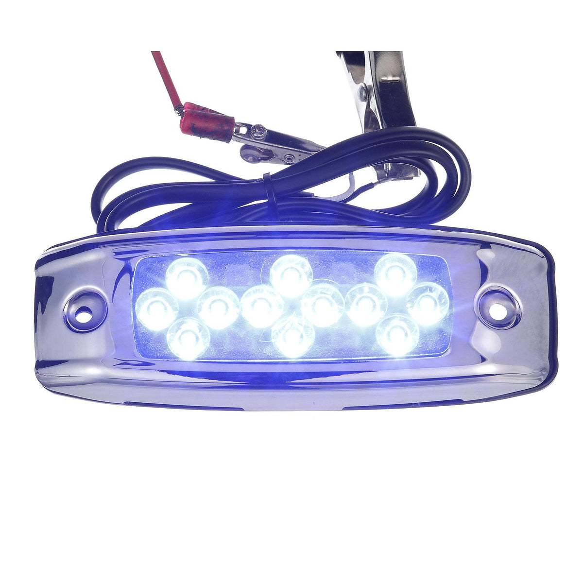 Water Dragon LED Underwater Light, 12 Blue LEDs, 5,500 Lumens