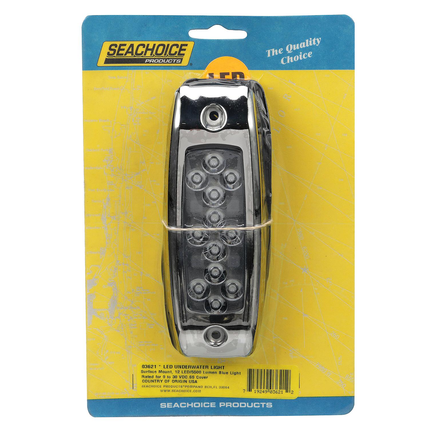 Water Dragon LED Underwater Light, 12 Blue LEDs, 5,500 Lumens