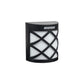 Solar Dock Light,Round LED, 4in x 4-3/8 in x 2in