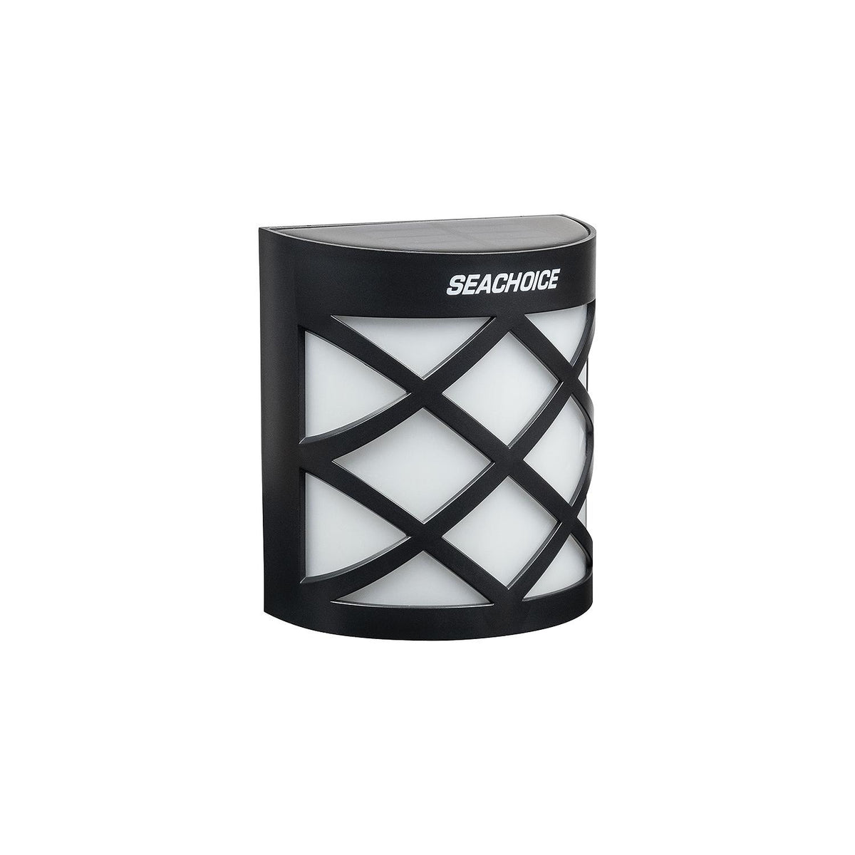 Solar Dock Light,Round LED, 4in x 4-3/8 in x 2in