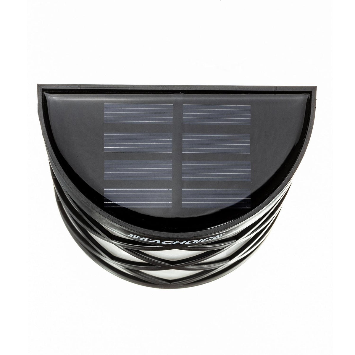 Solar Dock Light,Round LED, 4in x 4-3/8 in x 2in