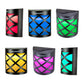 Solar Dock Light,Round LED, 4in x 4-3/8 in x 2in