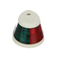 Bi-Color Bow Light, Horizontal Mount, White Housing