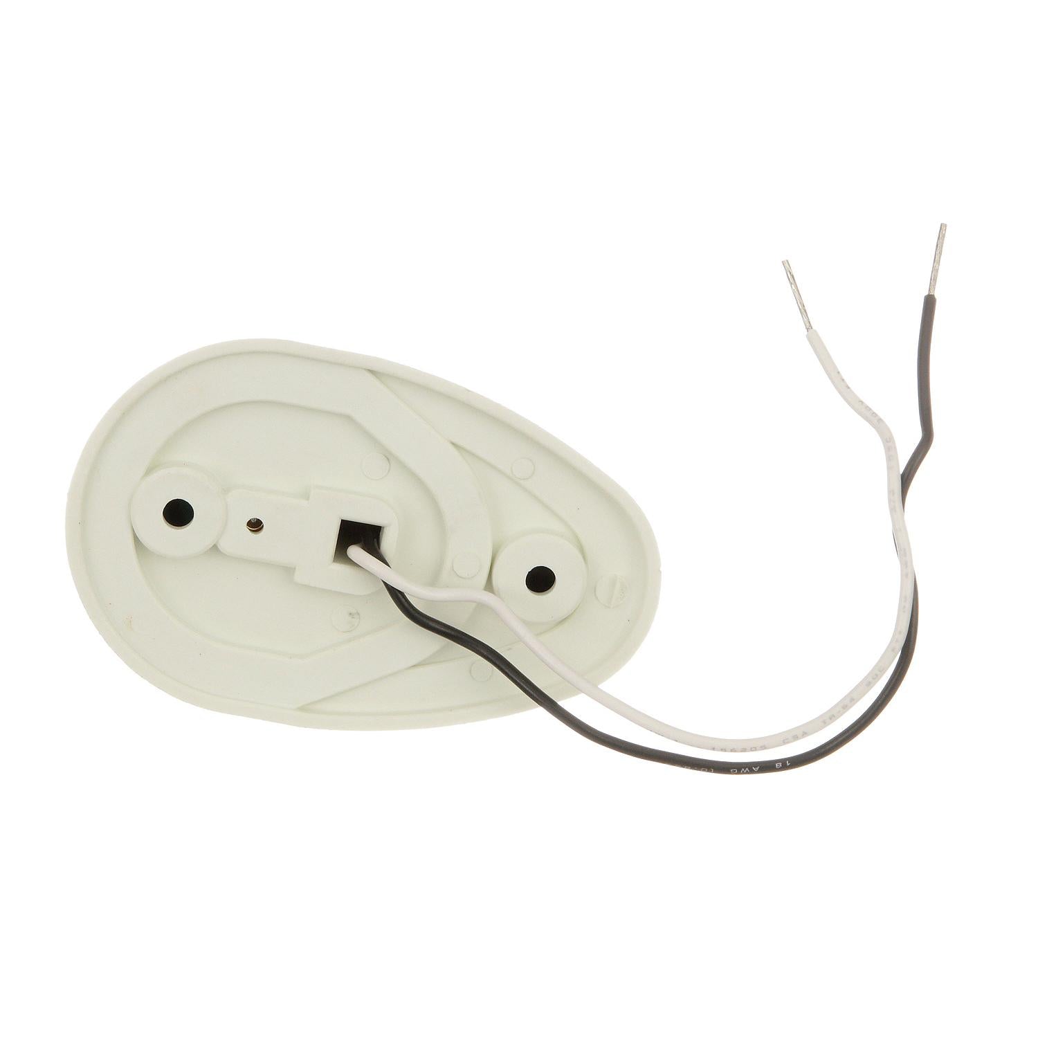 Bi-Color Bow Light, Horizontal Mount, White Housing