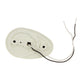 Bi-Color Bow Light, Horizontal Mount, White Housing
