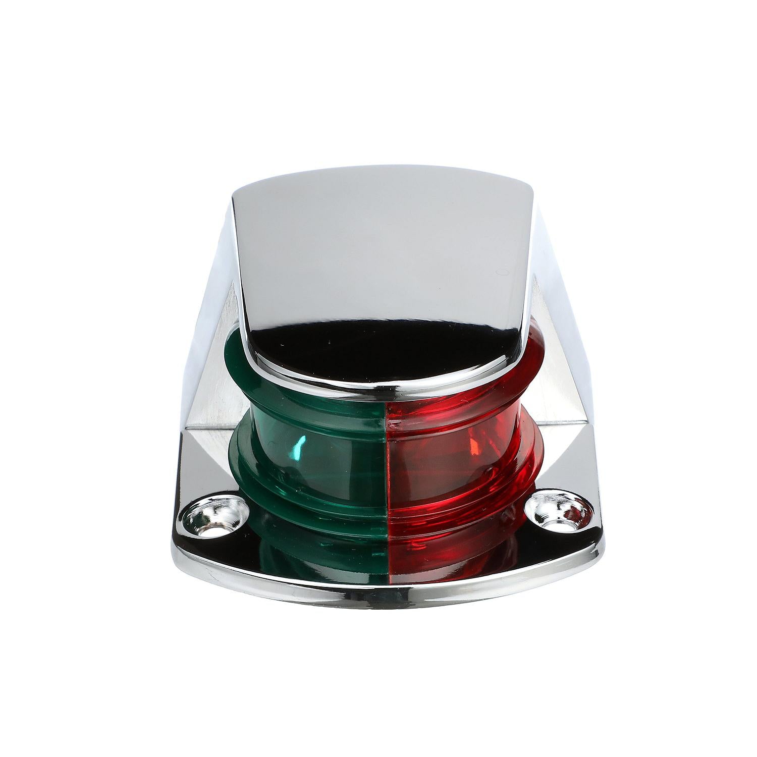Bi-Color Bow Light, Horizontal Mount, Chrome Plated