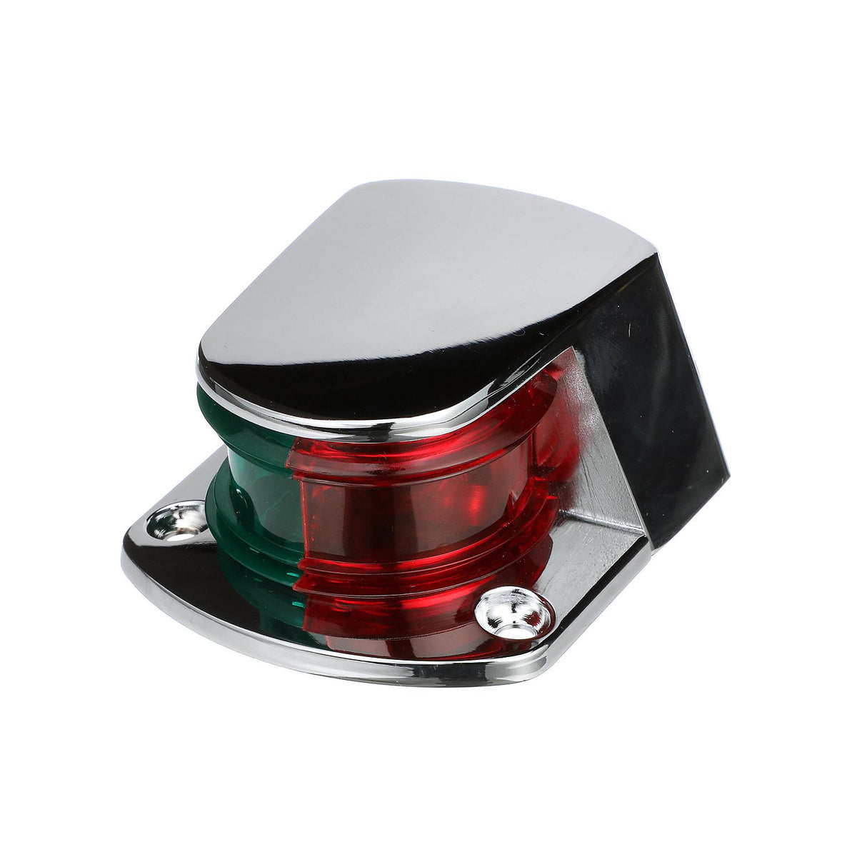Bi-Color Bow Light, Horizontal Mount, Chrome Plated