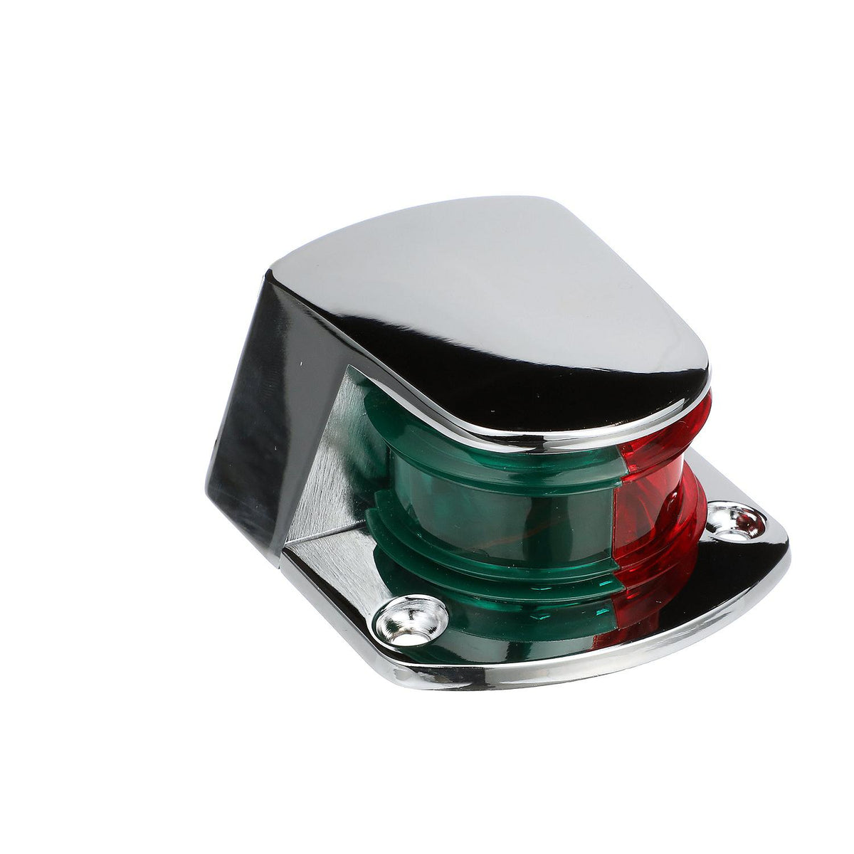 Bi-Color Bow Light, Horizontal Mount, Chrome Plated