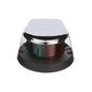 Bi-Color Bow Light, Horizontal Mount, Chrome Plated