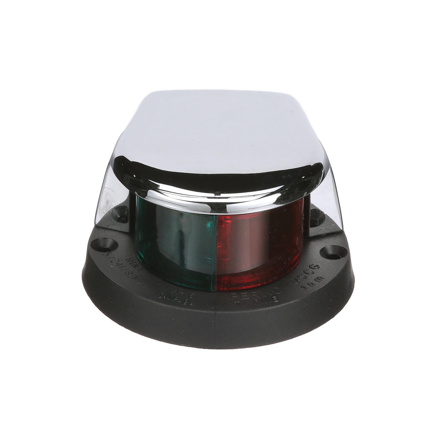 Bi-Color Bow Light, Horizontal Mount, Chrome Plated