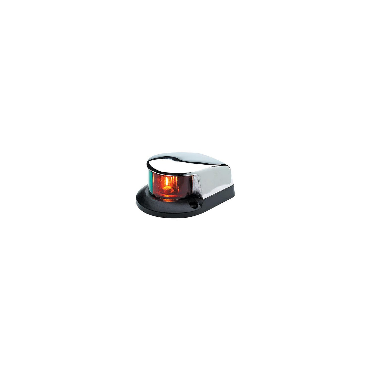 LED Bi-Color Bow Light, Chrome, 4in