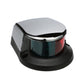 Bi-Color Bow Light, Horizontal Mount, Chrome Plated