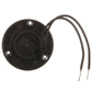 Round Bi-Color Bow Light, Horizontal Mount, Chrome/ Brass