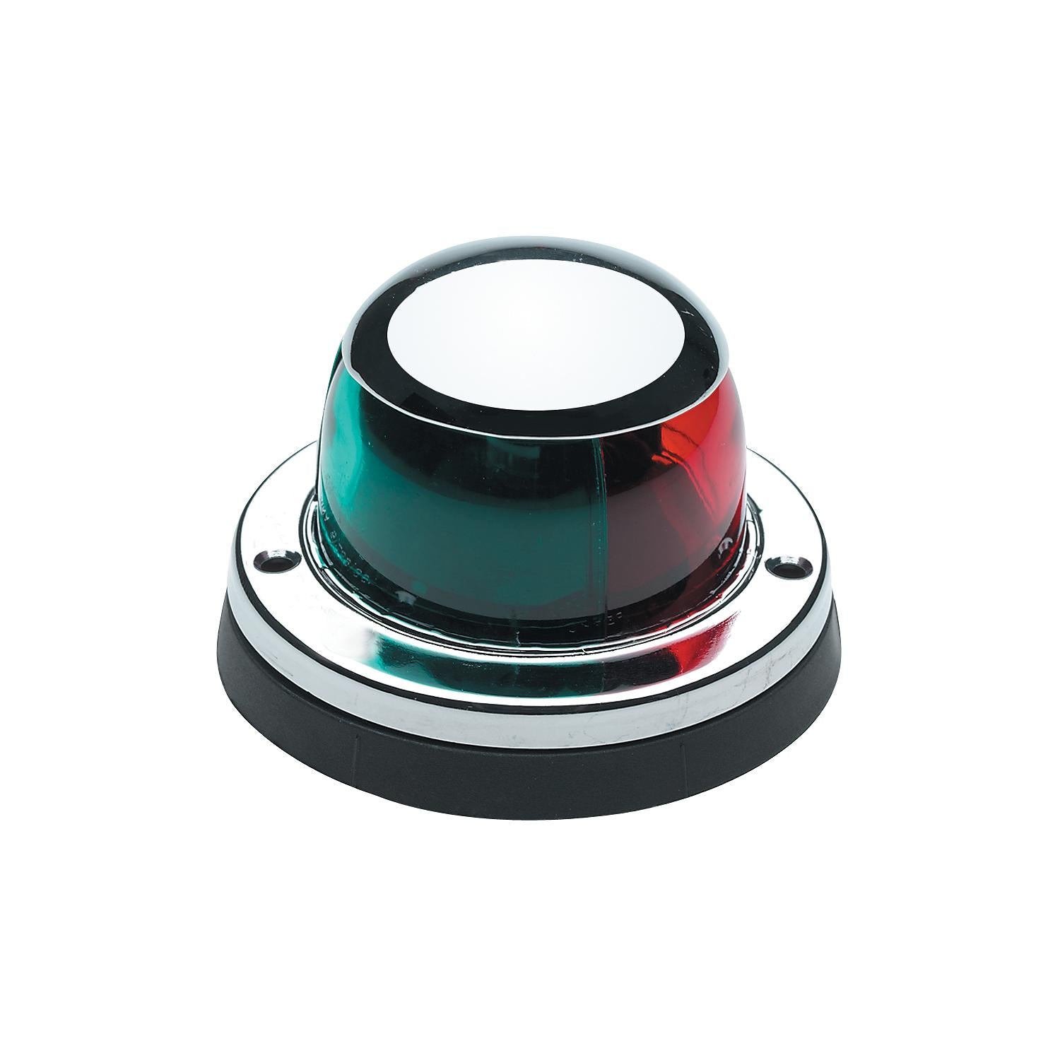 Round Bi-Color Bow Light, Horizontal Mount, Stainless Steel