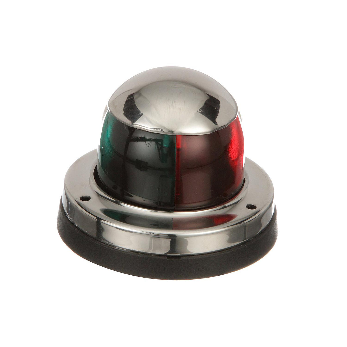 Round Bi-Color Bow Light, Horizontal Mount, Stainless Steel