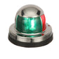 Round Bi-Color Bow Light, Horizontal Mount, Stainless Steel