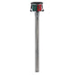 Bi-Color Bow Pole Light, Stow-A-Way, Chrome