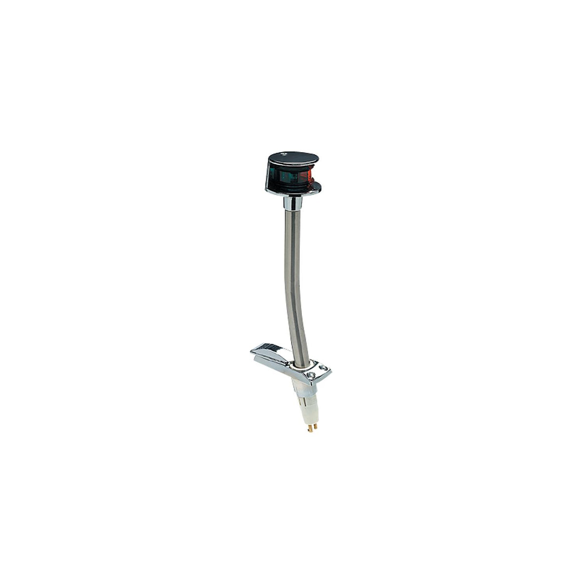 Bi-Color Bow Pole Light, Stow-A-Way, Chrome