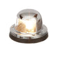 Stern Light, ChromePlated Brass, Clear Lens, Horizontal Mount