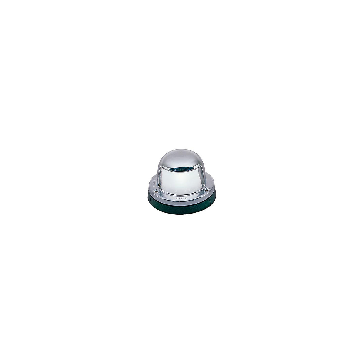 Stern Light, ChromePlated Brass, Clear Lens, Horizontal Mount