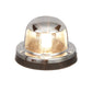 Stern Light, ChromePlated Brass, Clear Lens, Horizontal Mount