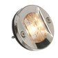 Transom Light w/ Stainless Steel Flange, Round/ Vertical Mount, 3in