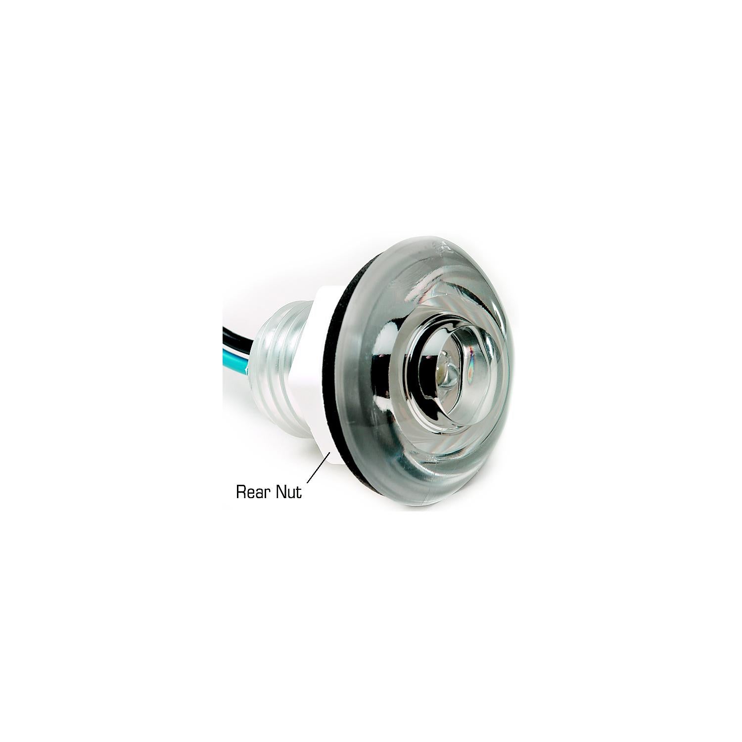 LED Baitwell Courtesy Light, Waterproof, 3-Element LED, 3/8in x 1-3/4in