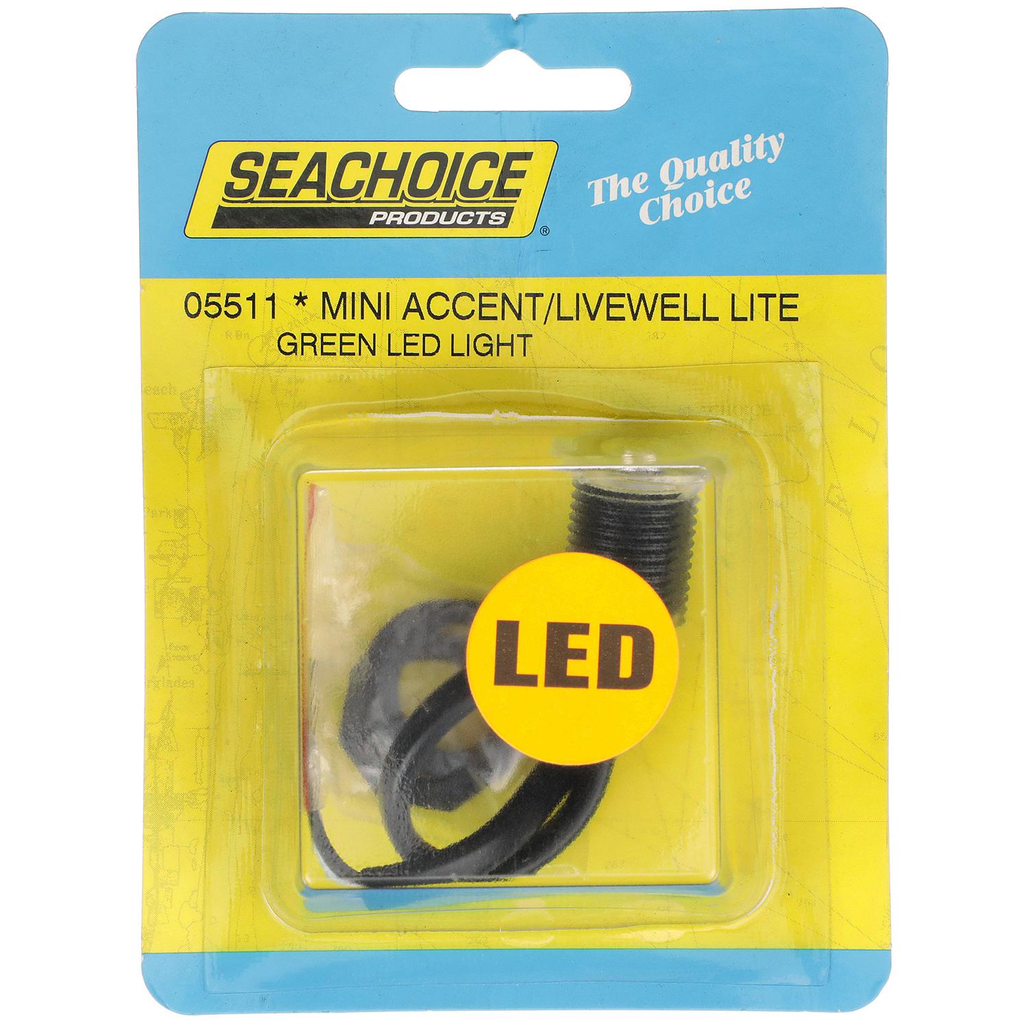 LED Mini Accent/ Livewell Light, Waterproof, Green