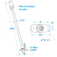 All-Round White Light w Base, Stow-A-Way, 24-1/8 In.