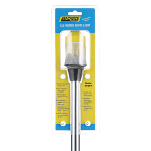 All-Round Spare White Pole, Aluminum, Stow-A-Way, 23-9/16 In.