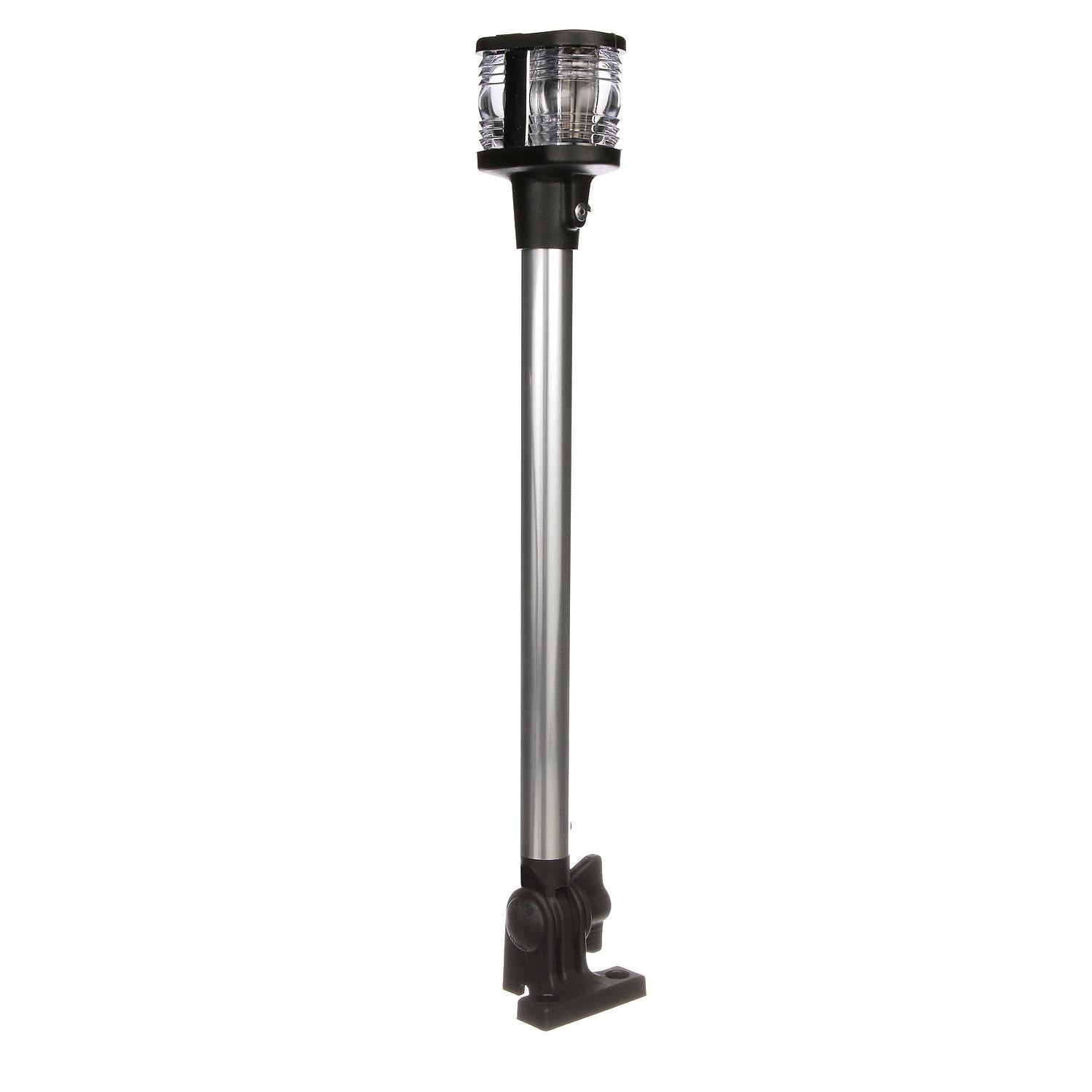 Deluxe Fold-Down Masthead Light w/ Base, Horizontal Mount, 12-5/8 in.