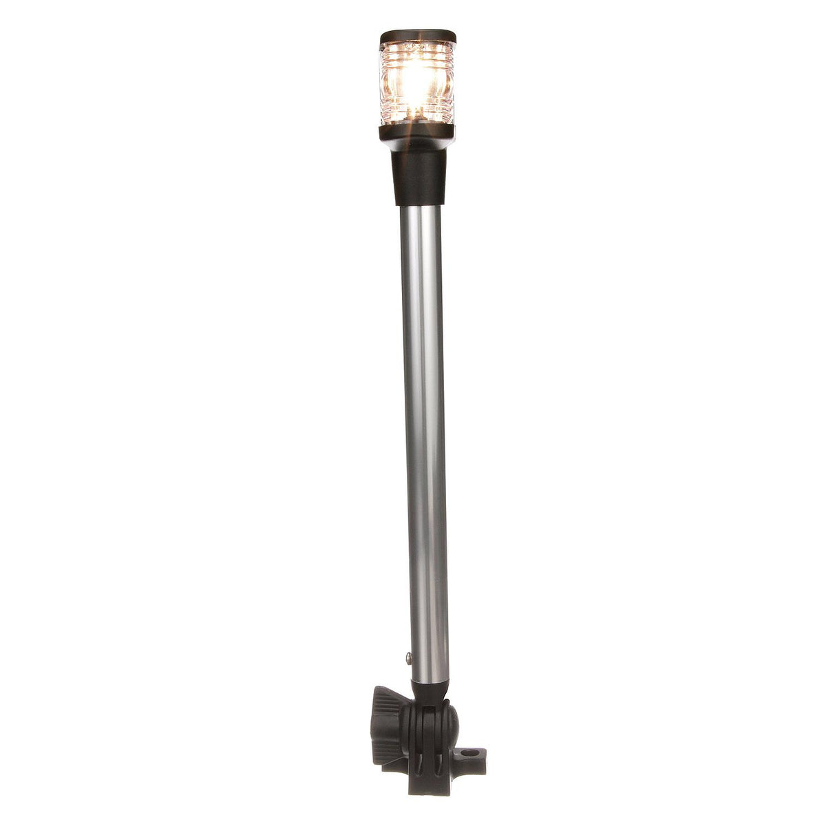 Deluxe Fold-Down Masthead Light w/ Base, Horizontal Mount, 12-5/8 in.