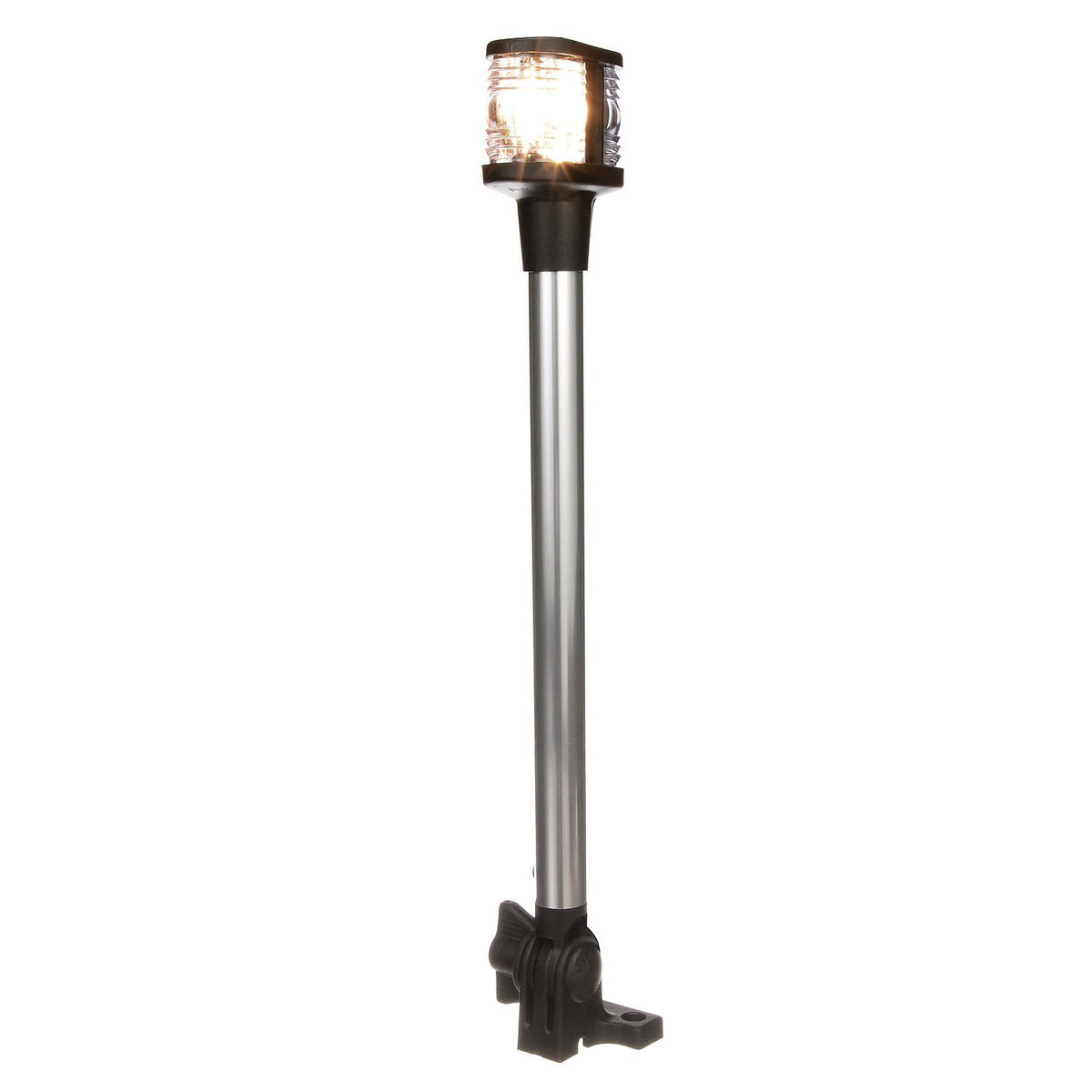 Deluxe Fold-Down Masthead Light w/ Base, Horizontal Mount, 12-5/8 in.