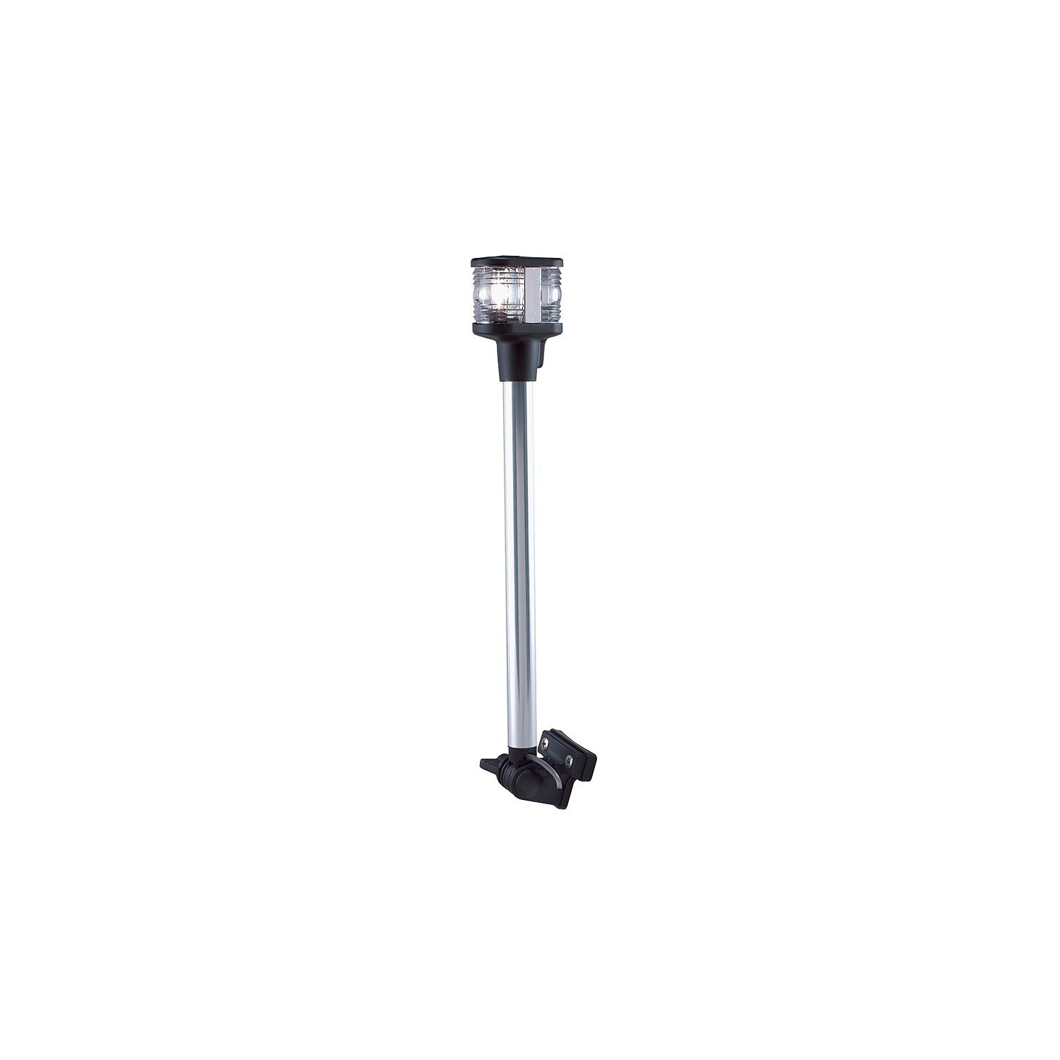 Deluxe Fold-Down Masthead Light w/ Base, Horizontal Mount, 12-5/8 in.