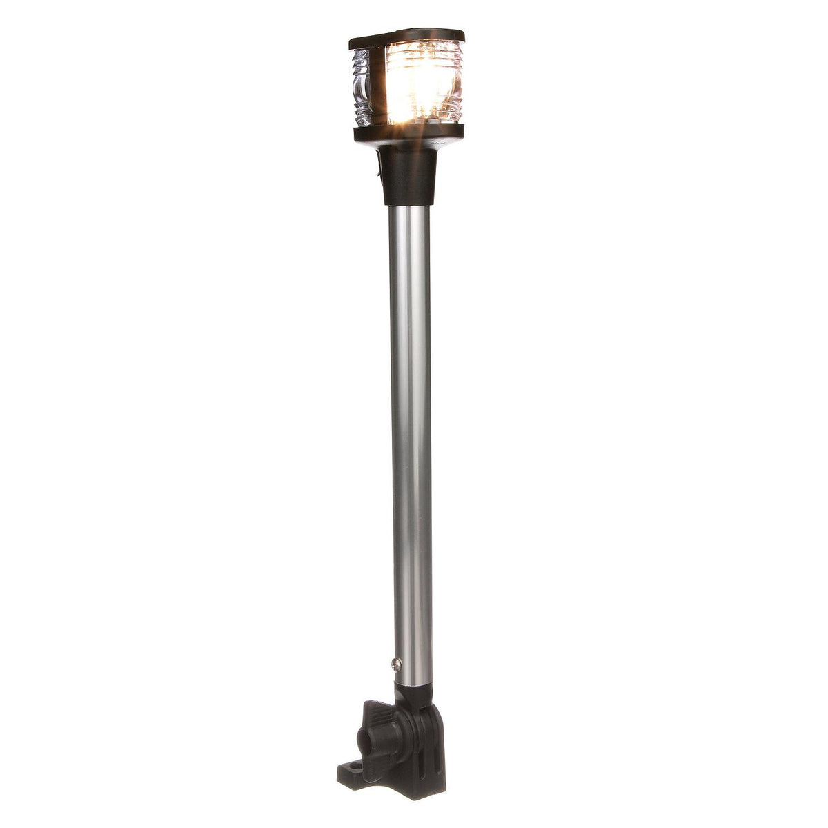 Deluxe Fold-Down Masthead Light w/ Base, Horizontal Mount, 12-5/8 in.