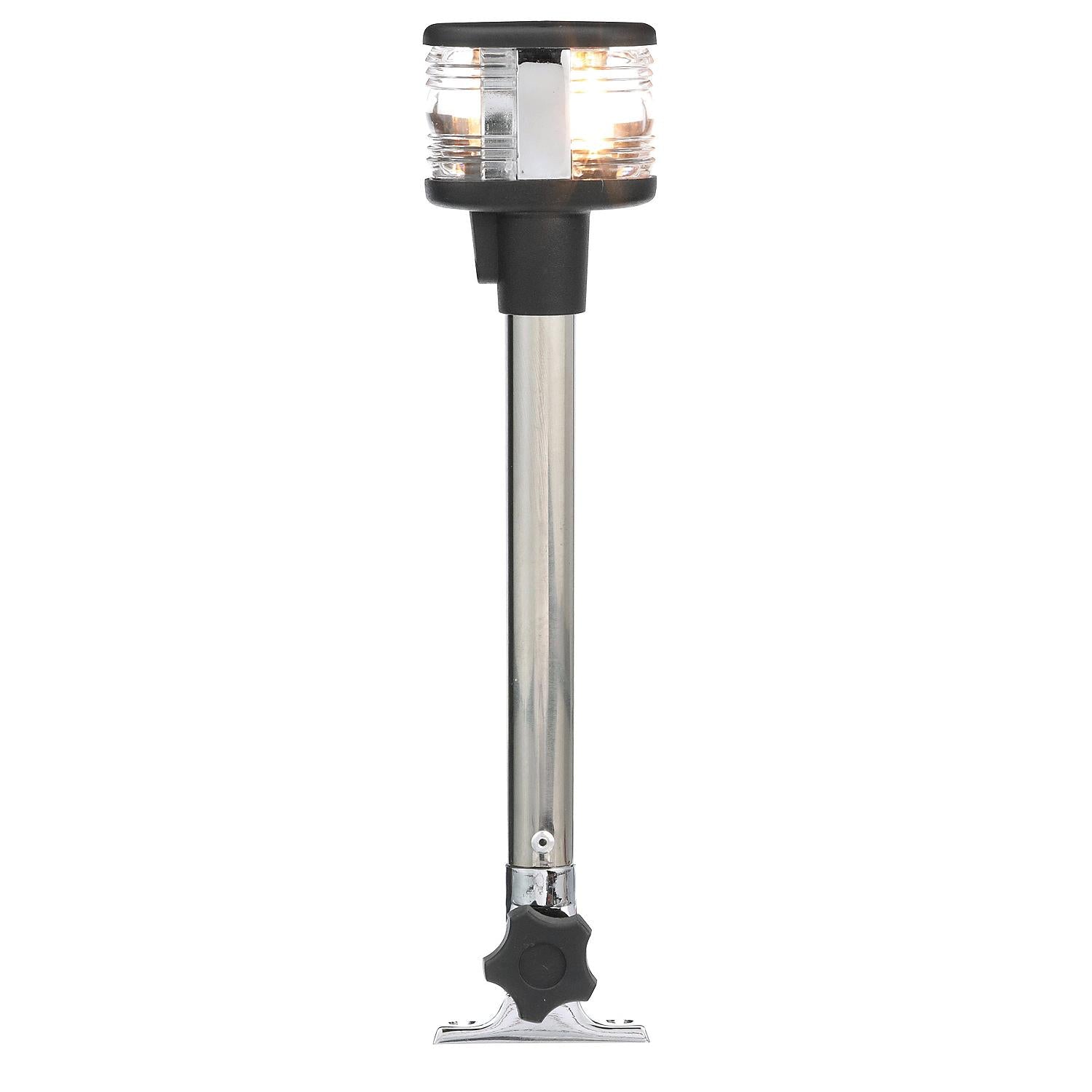 Fold-Down All-Around Masthead Light w/ Base, Vetical Mount, 10-1/4 in.