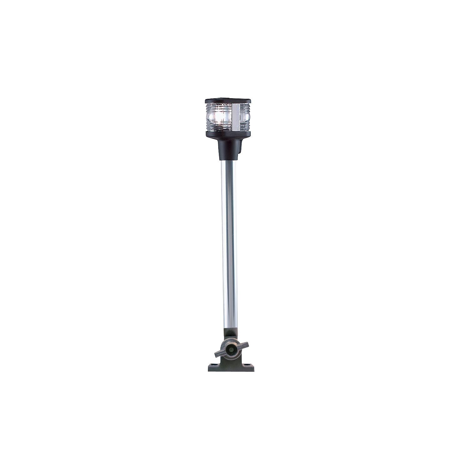 Deluxe Fold-Down All-Around Masthead Light w/ Base, Vertical V Type Mount, 12-5/8 in.