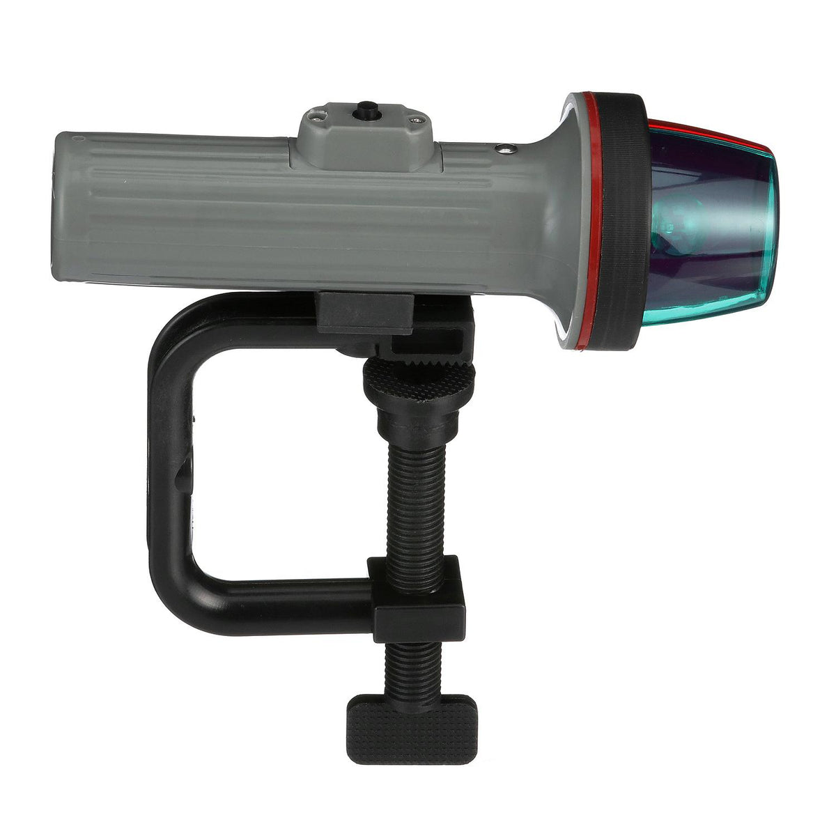 Portable Battery Operated Bi-Color Nav Light, Bow Clamp Type, Grey