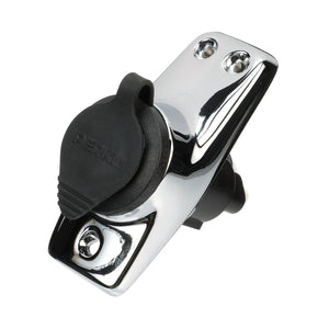 Spare Chrome-Plated Stern Light Base w/ Rubber Cover, Plug In Type