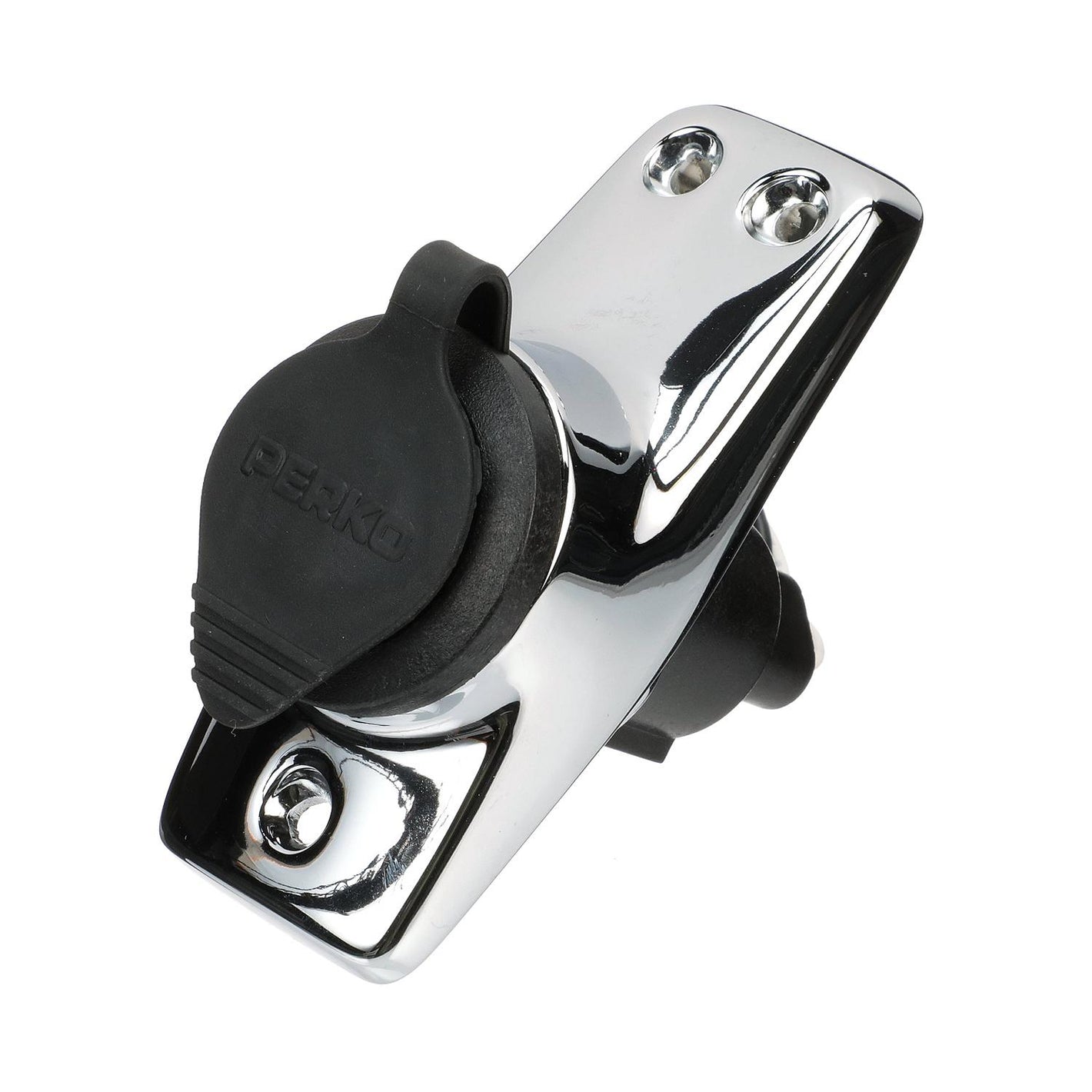 Spare Chrome-Plated Stern Light Base w/ Rubber Cover, Plug In Type