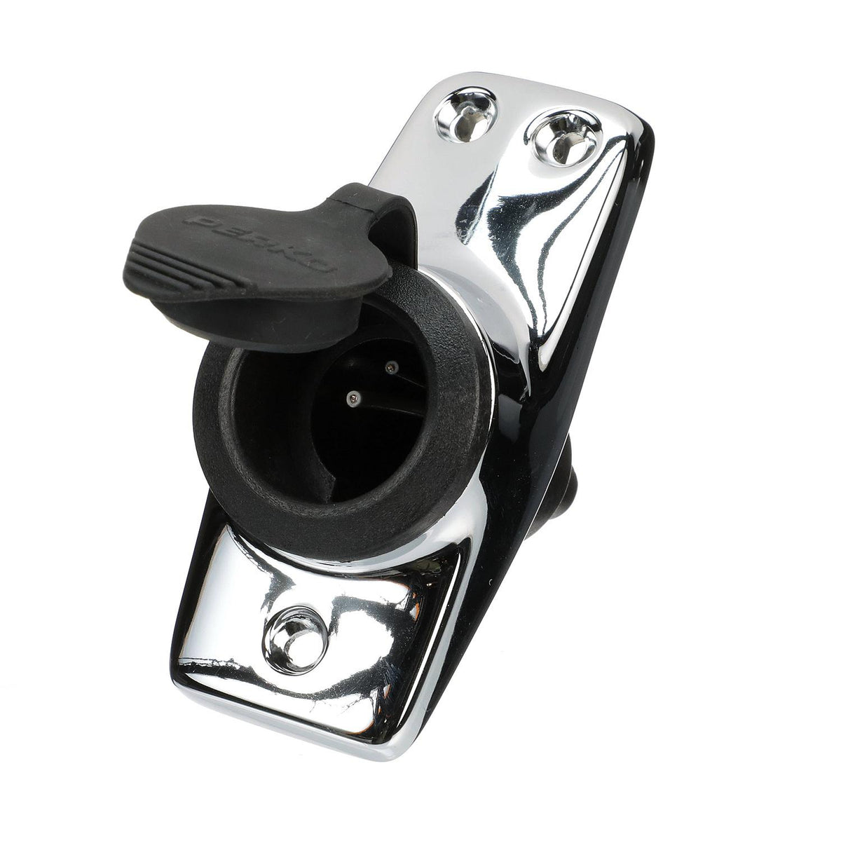 Spare Chrome-Plated Stern Light Base w/ Rubber Cover, Plug In Type