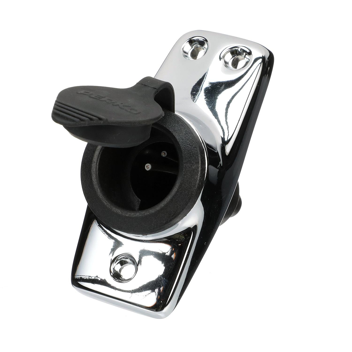 Spare Chrome-Plated Stern Light Base w/ Rubber Cover, Plug In Type