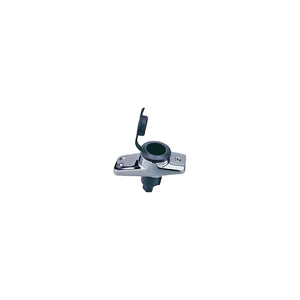 Spare Chrome Plated Stern Light Base w/ Rubber Cover, Plug In Type