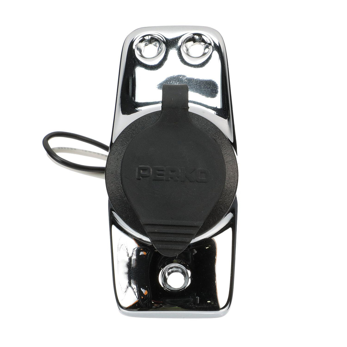 Spare Chrome-Plated Stern Light Base w/ Rubber Cover, Plug In Type