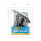 Spare Chrome-Plated Stern Light Base w/ Swivel Cover, Plug In Type