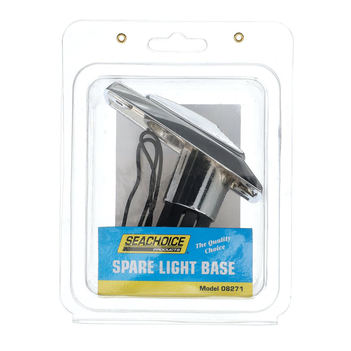 Spare Chrome-Plated Stern Light Base w/ Swivel Cover, Plug In Type