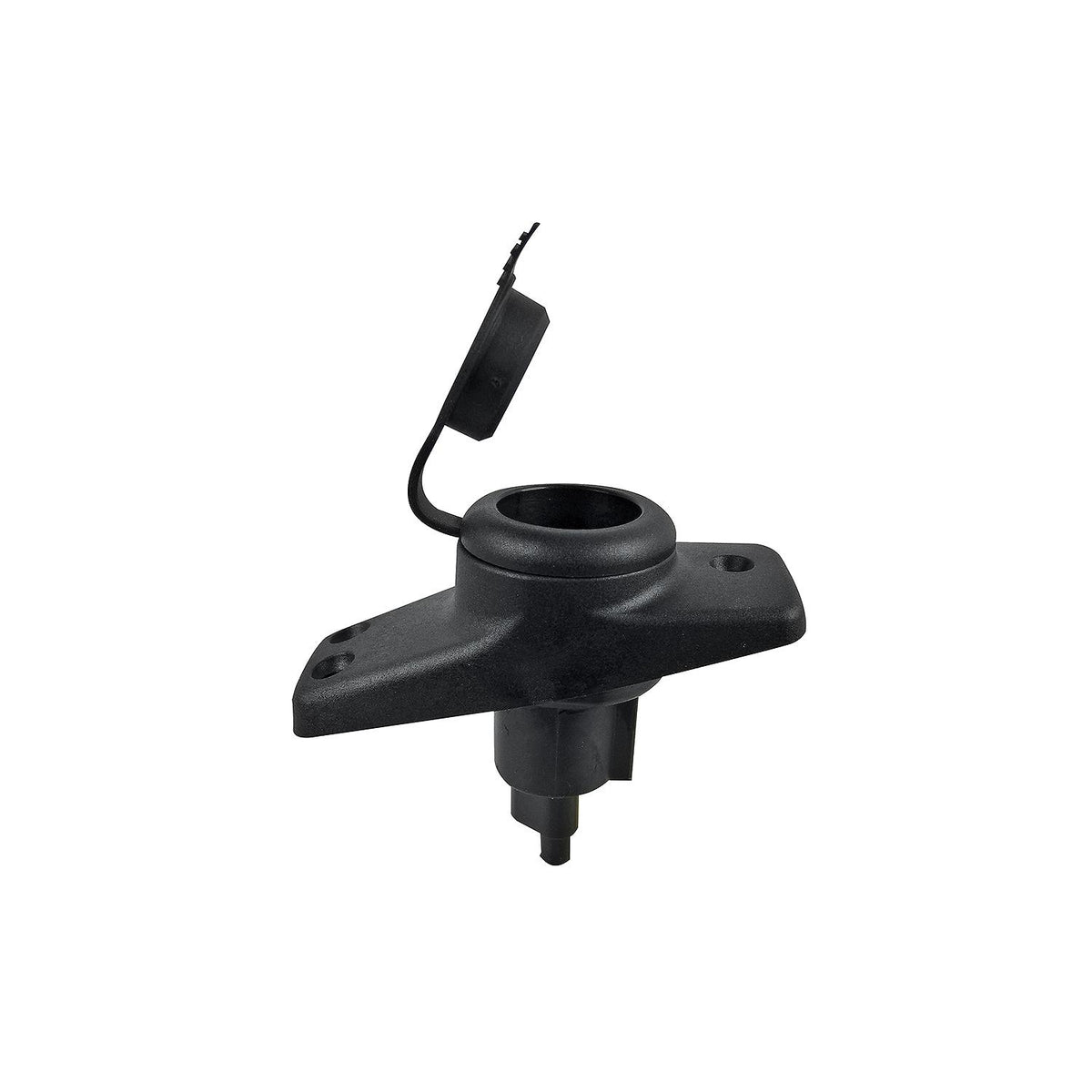 Spare Black Nylon Stern Light Base w/ Rubber Cover, Plug In Type